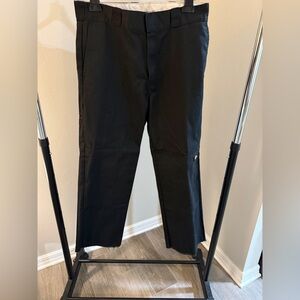 Dickies Pants Navy Blue Men’s 33x32 Loose Fit Unfinished Hem-Preowned